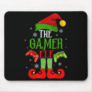 The Gamer Elf Family Matching Christmas Pajama Hap Mouse Mat