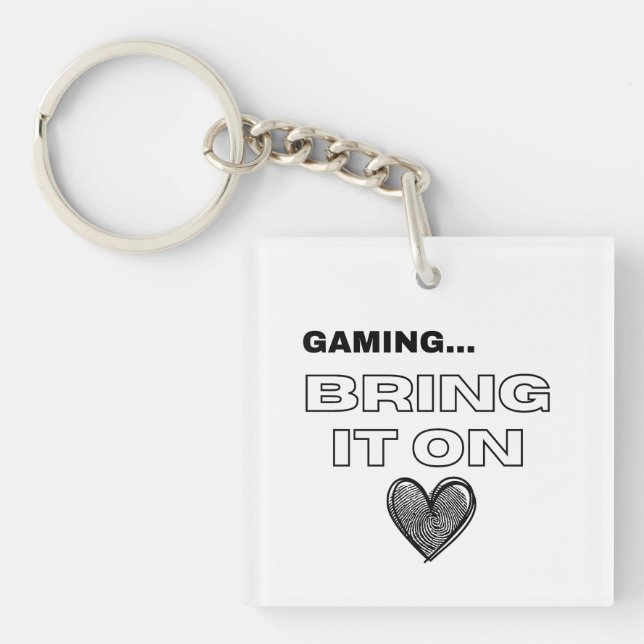 The Gamer  Key Ring (Front)