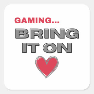 The Gamer  Square Sticker