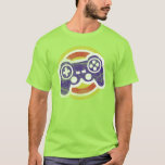 The Gamer T-Shirt<br><div class="desc">Cool t-shirt for all gamer around the world with vintage game controller image.</div>