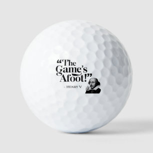 The Game's Afoot! - Shakespearean Golf Balls