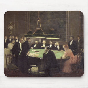 The Gaming Room at the Casino, 1889 Mouse Mat