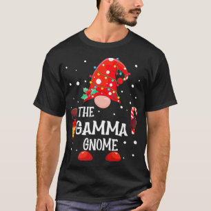 The Gamma Gnome Matching Family Christmas Gnome Pa T-Shirt