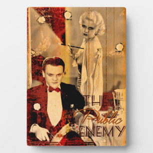 The Gangster's Blonde Girl Plaque