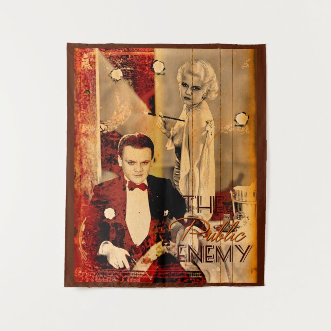 The Gangster's Blonde Girl Tapestry (Front)