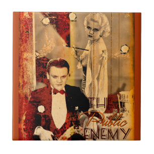 The Gangster's Blonde Girl Tile