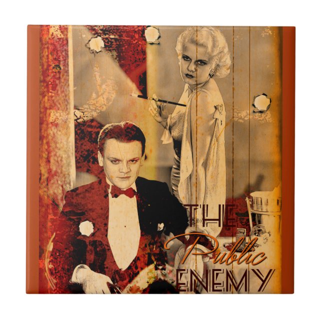 The Gangster's Blonde Girl Tile (Front)