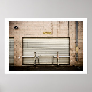 The Garage Door Poster