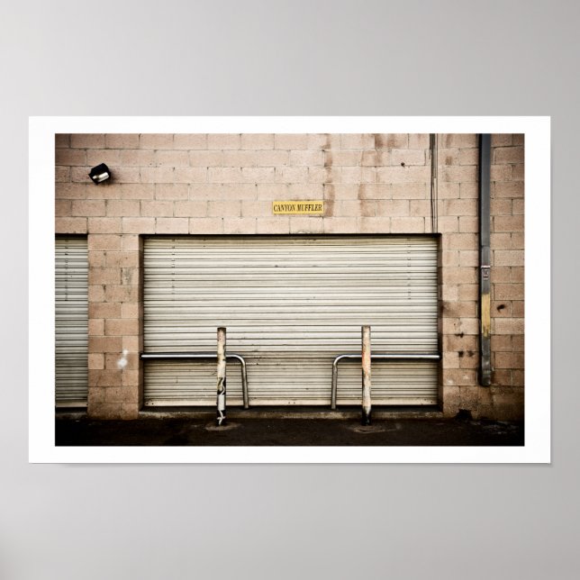 The Garage Door Poster (Front)