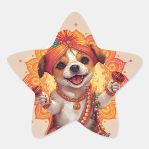 The Garba Guardian Star Sticker