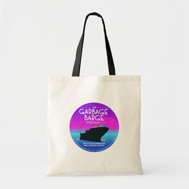 The Garbage Barge Podcast Tote Bag! (Front)