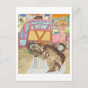 The Garbage Collector Postcard