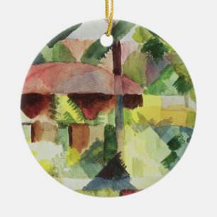 The Garden, 1914 (w/c on paper) Ceramic Tree Decoration