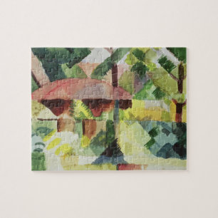 The Garden, 1914 (w/c on paper) Jigsaw Puzzle