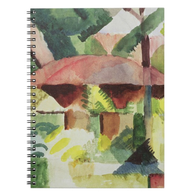 The Garden, 1914 (w/c on paper) Notebook (Front)