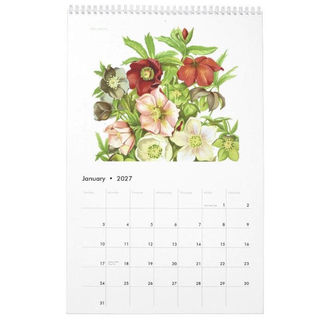 The Garden 2015 Calendar (Jan 2027)