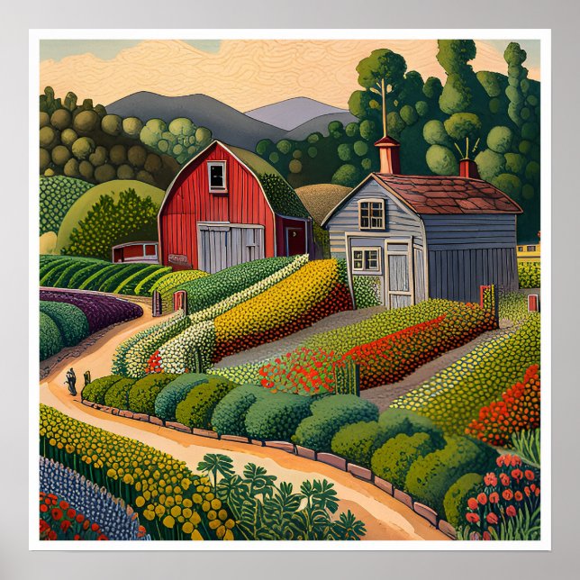 The Garden - Art Print (Front)