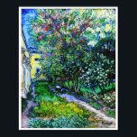The Garden at the Asylum at Saint-Rémy, Van Gogh Poster<br><div class="desc">Vincent Willem van Gogh (30 March 1853 – 29 July 1890) was a Dutch post-impressionist painter who is among the most famous and influential figures in the history of Western art. In just over a decade, he created about 2, 100 artworks, including around 860 oil paintings, most of which date...</div>