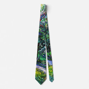 The Garden at the Asylum at Saint-Rémy, Van Gogh Tie