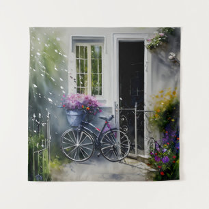 The Garden Bike Tapestry