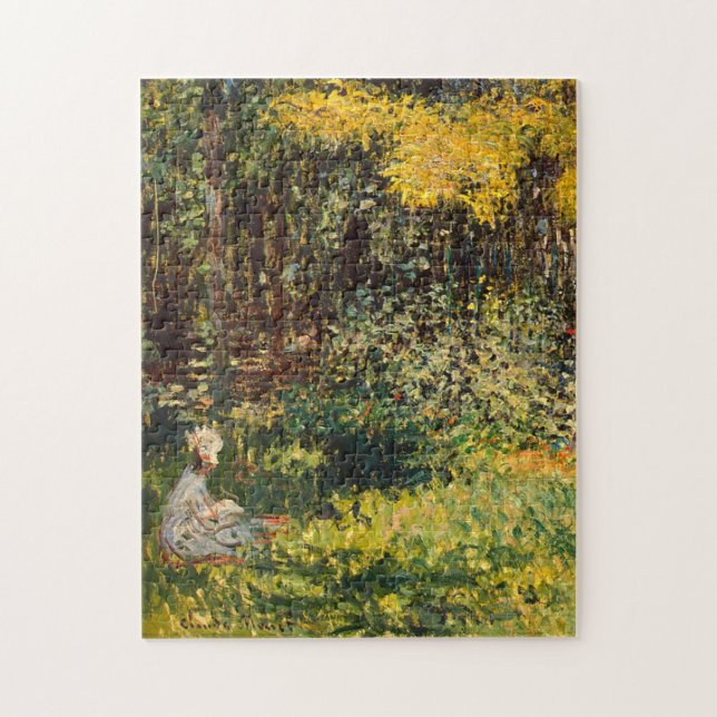 The Garden (detail) Monet Fine Art Jigsaw Puzzle (Vertical)