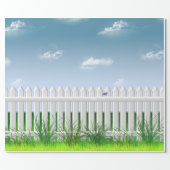 The Garden Fence Wrapping Paper (Flat)