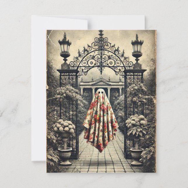 The Garden Haunting of Roseveil Manor – Gothic  Card (Front)