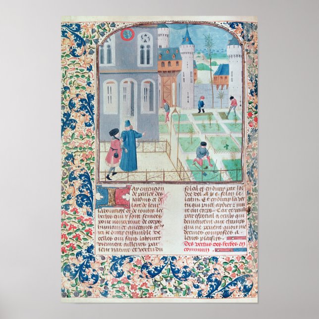 The Garden, illustration from 'Le Livre des' Poster (Front)