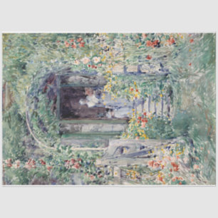 The Garden in Its Glory by Childe Hassam Tissue Paper