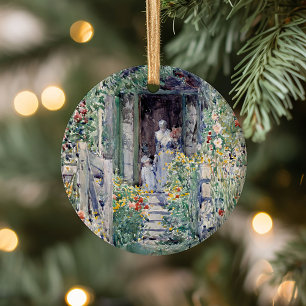 The Garden in Its Glory Childe Hassam Ceramic Tree Decoration