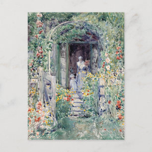 "The Garden in Its Glory" Painting Postcard