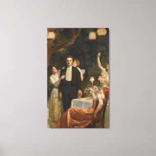 The Garden of Armida (by John Collier) Canvas Print