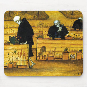 The Garden of Death by Hugo Simberg 1896 Mouse Mat