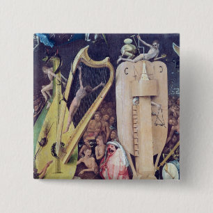 The Garden of Earthly Delights 15 Cm Square Badge