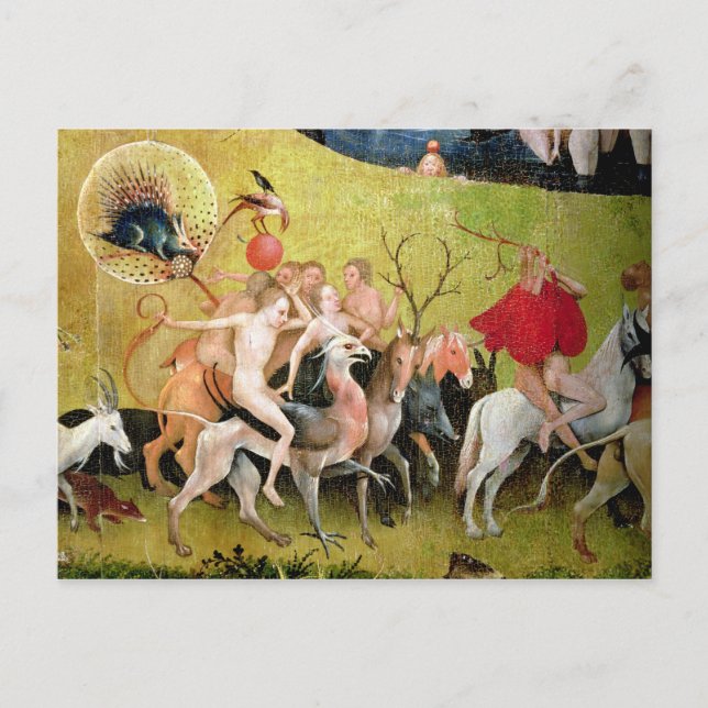 The Garden of Earthly Delights: Allegory of Postcard (Front)