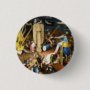 The Garden of Earthly Delights by Hieronymus Bosch 3 Cm Round Badge