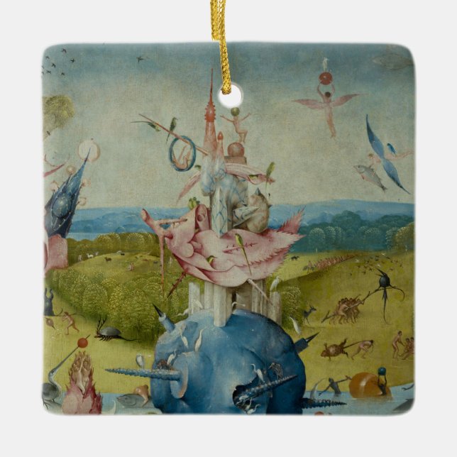 The Garden of Earthly Delights Ceramic Tree Decoration (Front)
