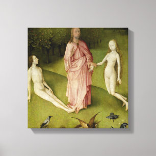The Garden of Earthly Delights, Fifteenth Century Canvas Print