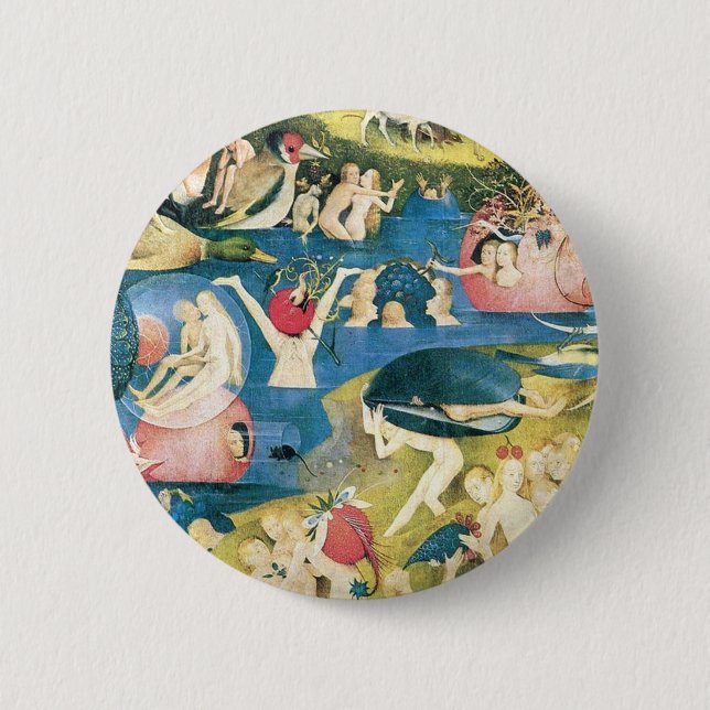 The Garden Of Earthly Delights Hieronymus Bosch 6 Cm Round Badge (Front)
