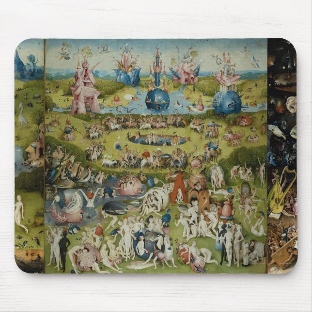 The Garden of Earthly Delights Hieronymus Bosch Mouse Mat (Front)