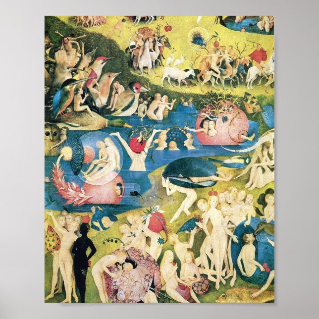The Garden Of Earthly Delights Hieronymus Bosch Poster (Front)