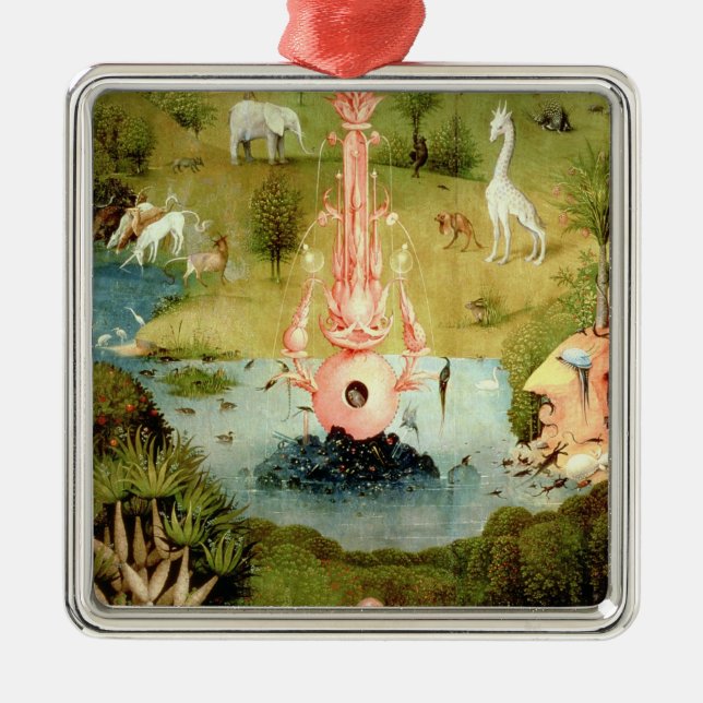 The Garden of Earthly Delights Metal Tree Decoration (Front)