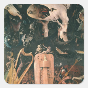 The Garden of Earthly Delights Square Sticker