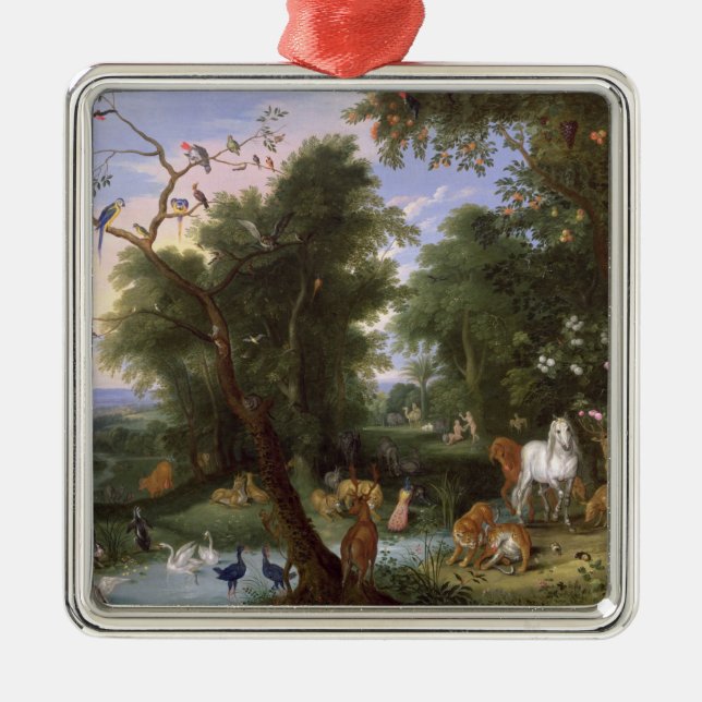 The Garden of Eden, 1659 Metal Tree Decoration (Front)