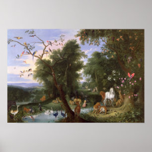The Garden of Eden, 1659 Poster