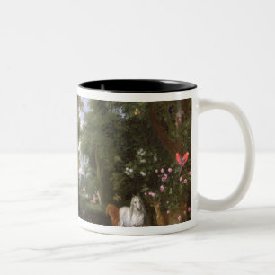 The Garden of Eden, 1659 Two-Tone Coffee Mug