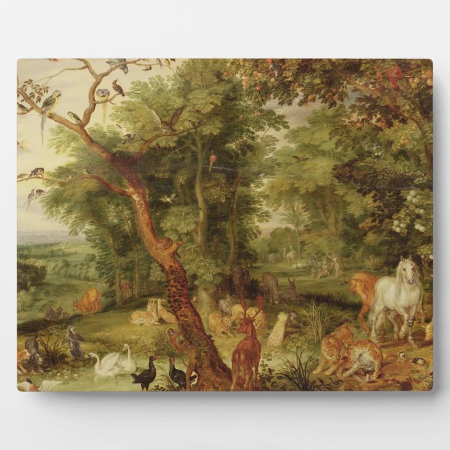 The Garden of Eden; in the background The Temptati Plaque (Front)