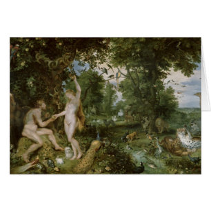 The Garden of Eden with the Fall of Man, c.1615