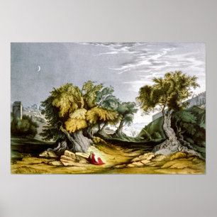 The Garden of Gethsemane - 1846 Poster