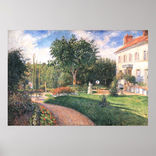 The Garden of Les Mathurins Camille Pissarro   Poster (Front)